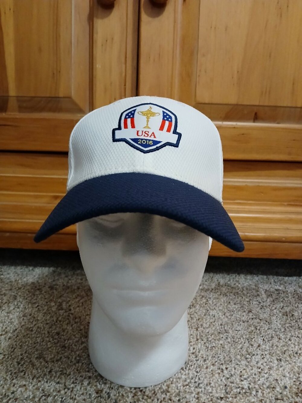 2016 USA Ryder Cup Hat Fitted S/M New Era Hazeltine Golf Lightweight Low Profile